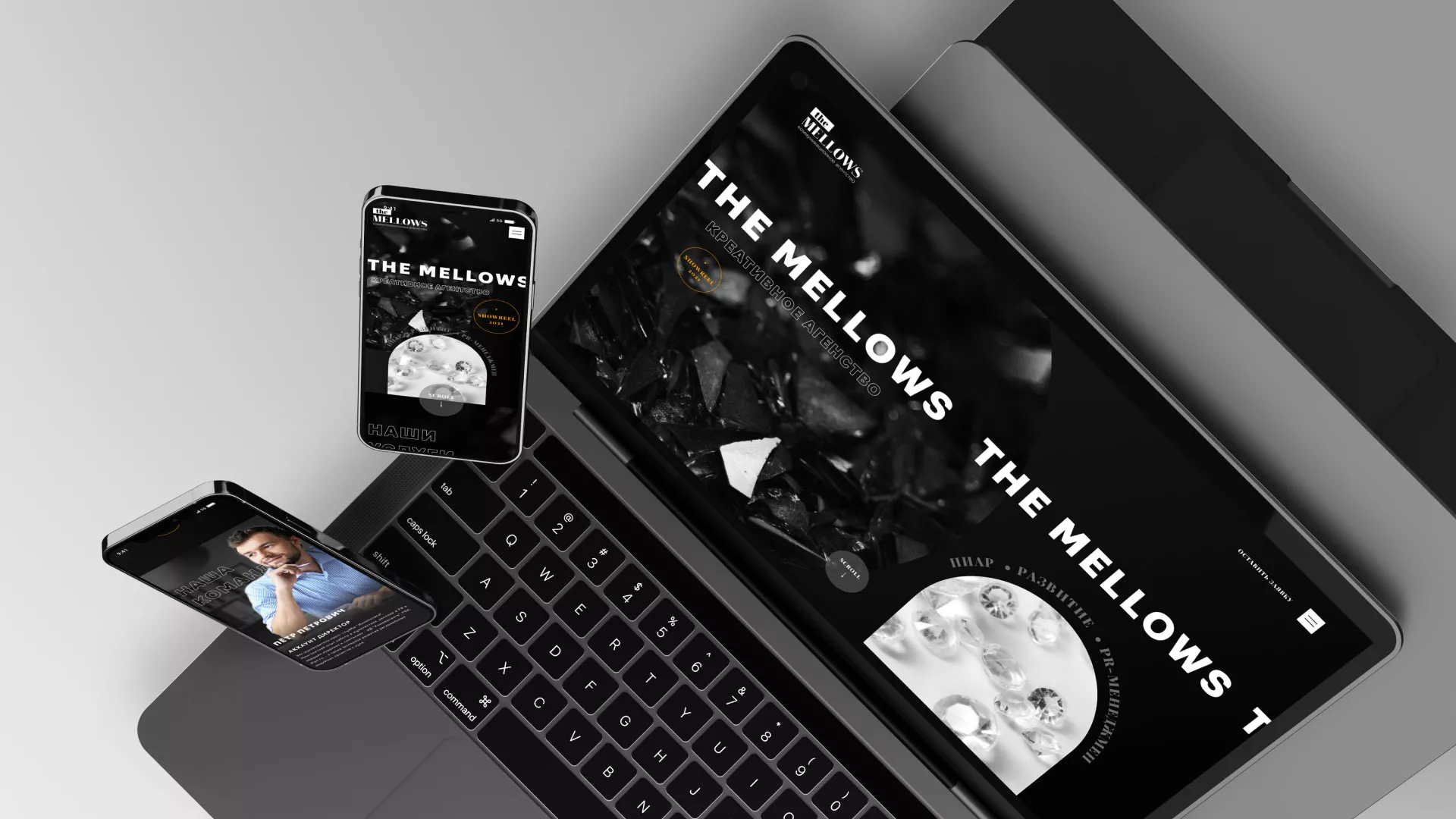 Разработка сайта креативного агентства «The Mellows» в Новохопёрске